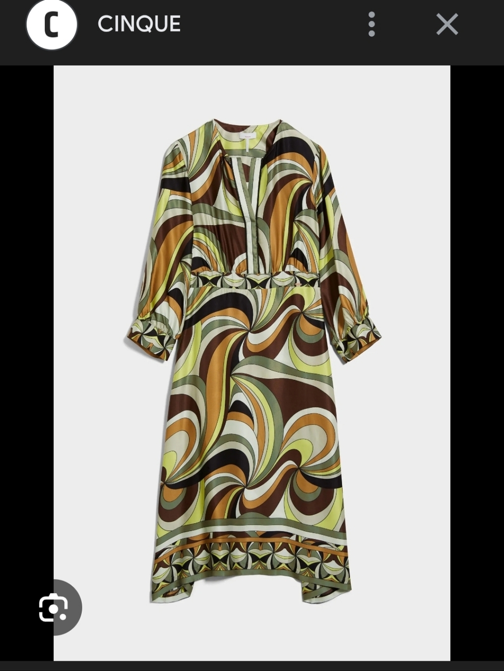CINQUE ABSTRACT DRESS - Picture 2 of 11